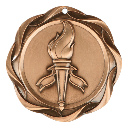 Fusion Victory Medal 3" / Bronze (Copper Tone)