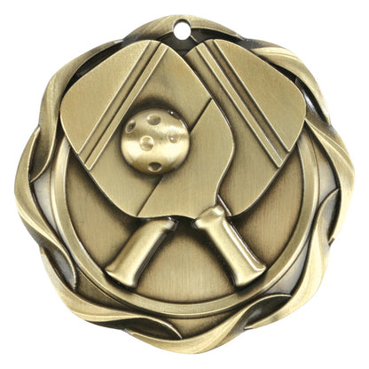 Fusion Pickleball Medal 3" / Gold
