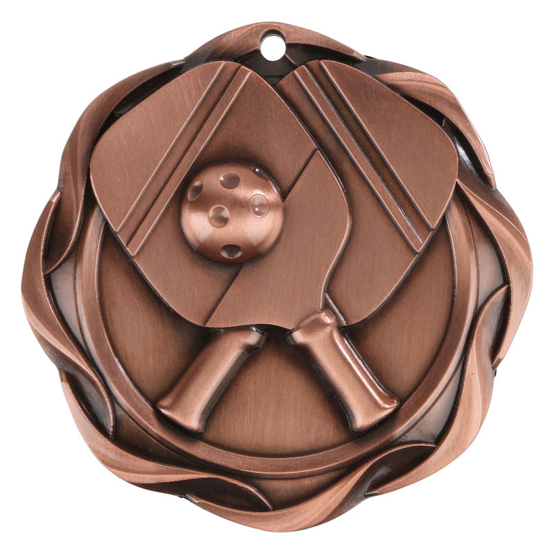 Fusion Pickleball Medal 3" / Bronze (Copper Tone)