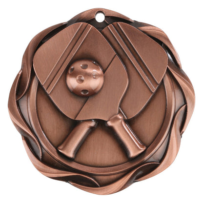 Fusion Pickleball Medal 3" / Bronze (Copper Tone)