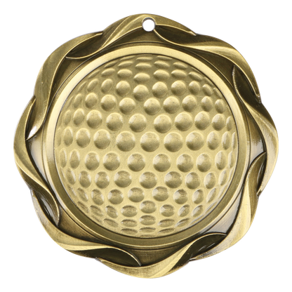 Fusion Golf Medal 3" / Gold