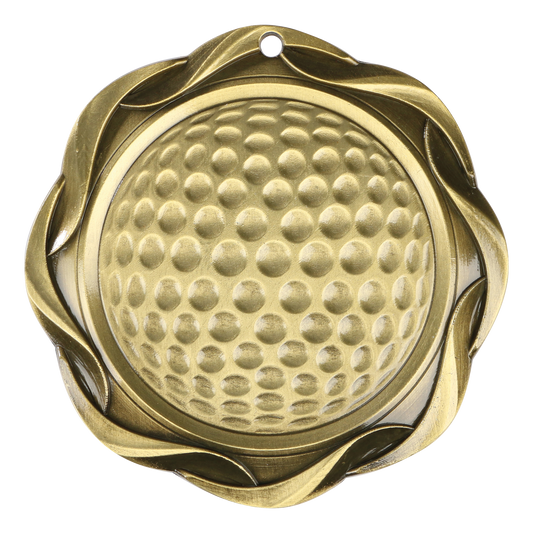 Fusion Golf Medal 3" / Gold