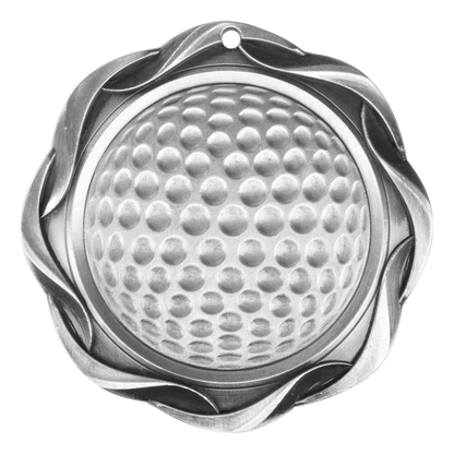 Fusion Golf Medal 3" / Silver