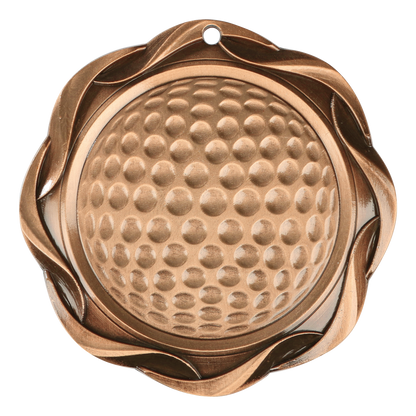 Fusion Golf Medal 3" / Bronze (Copper Tone)