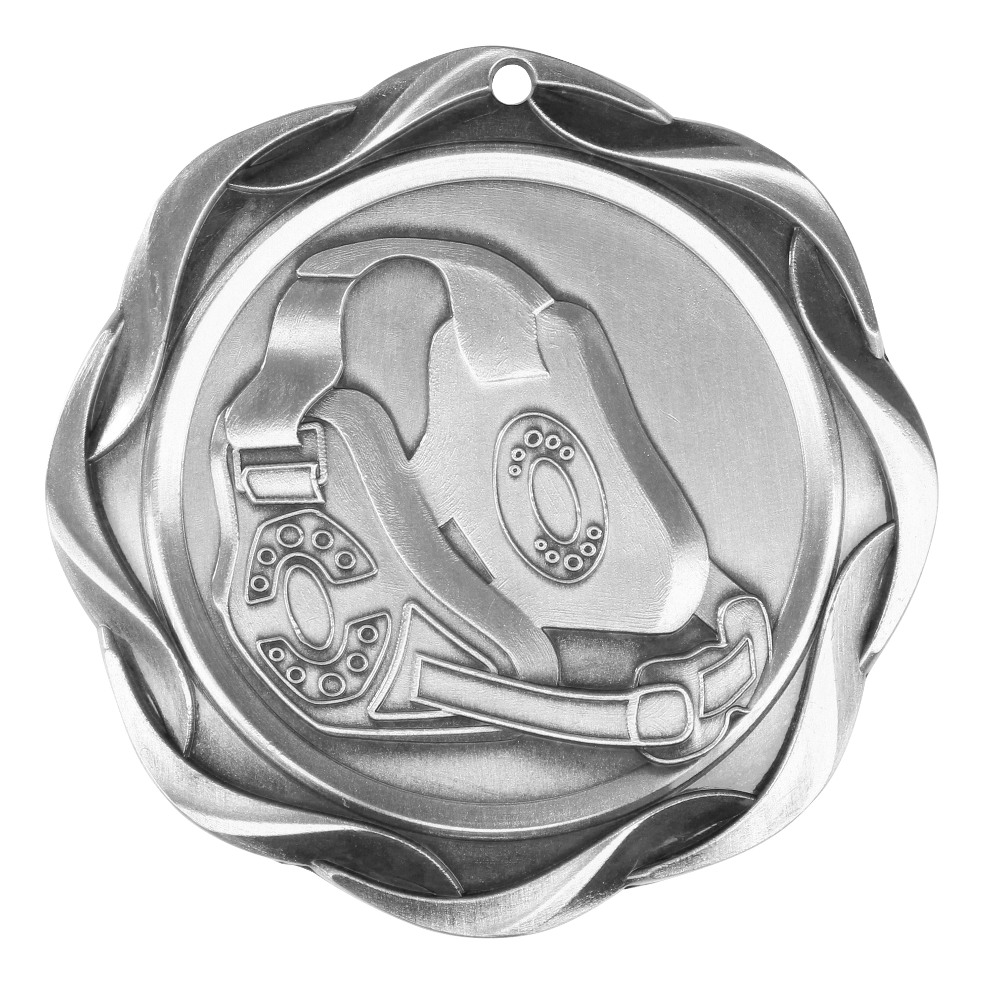 Fusion Wrestling Medal 3" / Silver