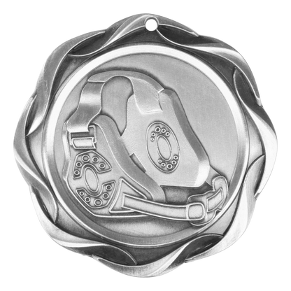 Fusion Wrestling Medal 3" / Silver