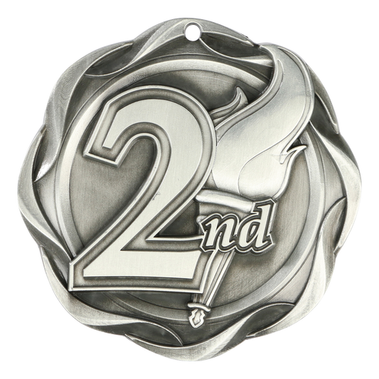 Fusion 2nd Place Medal 3" / Silver