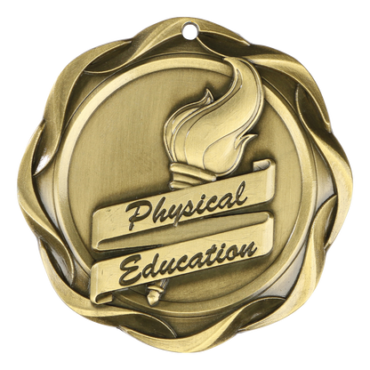 Fusion Physical Education Medal 3" / Gold