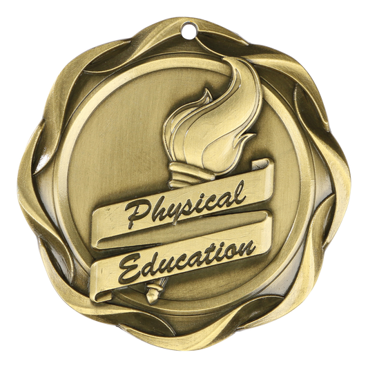 Fusion Physical Education Medal 3" / Gold