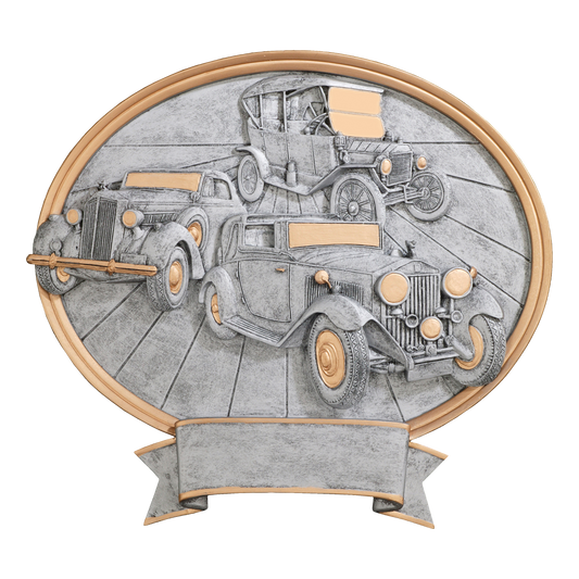 Legend Oval Antique Cars Award 8"
