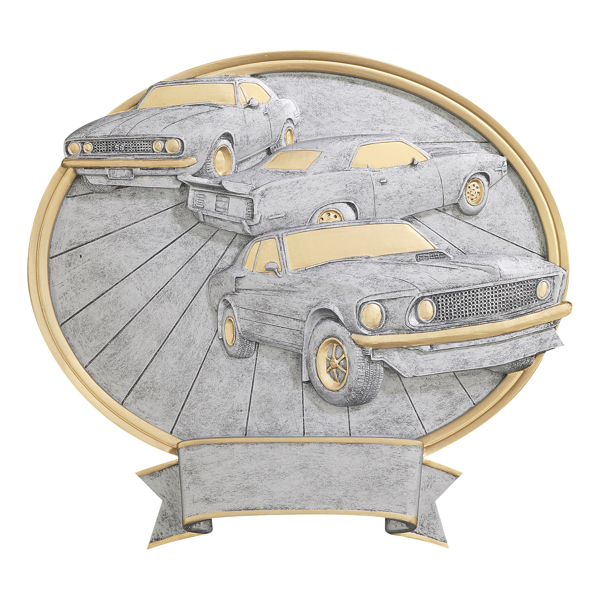 Legend Oval Muscle Cars Award 8"