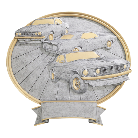 Legend Oval Muscle Cars Award 8"