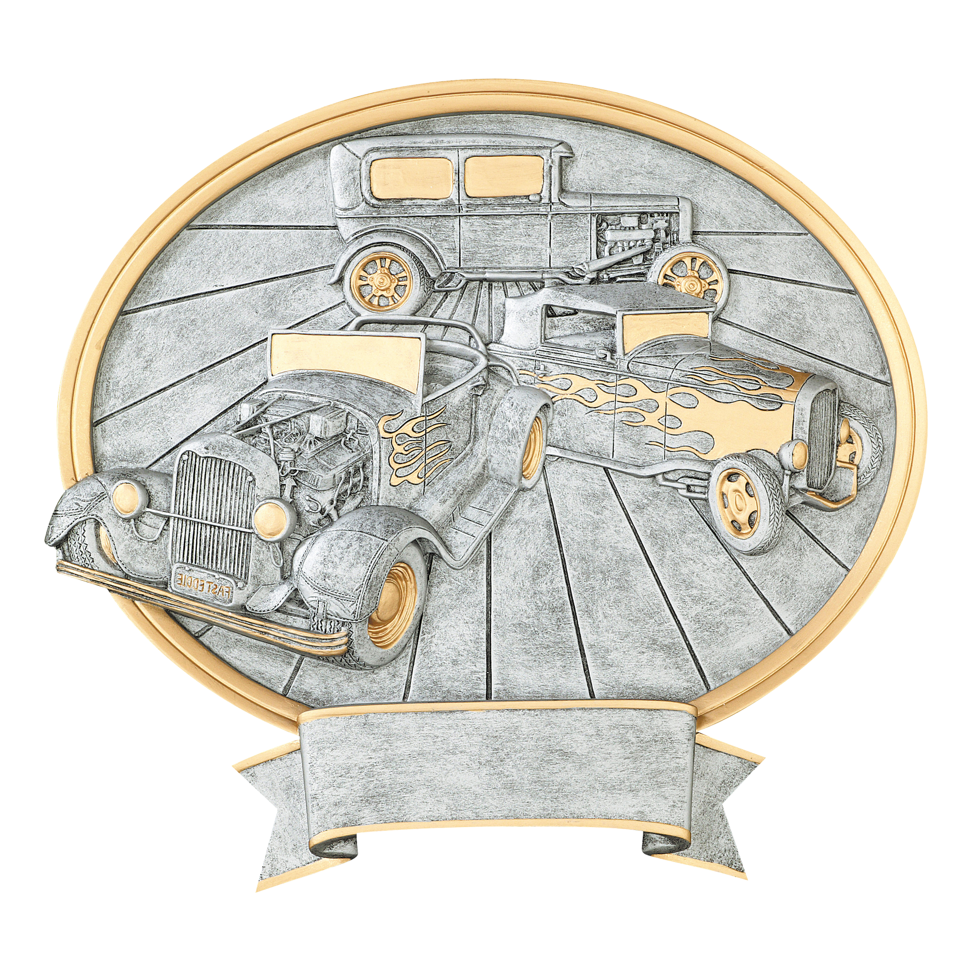 Legend Oval Hot Rods Award 8"