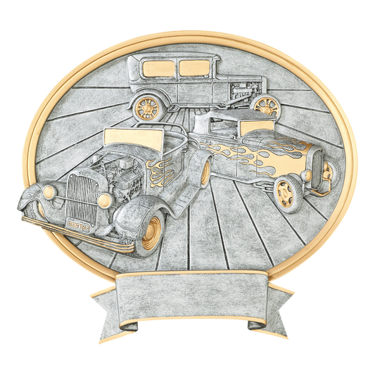 Legend Oval Hot Rods Award 8"