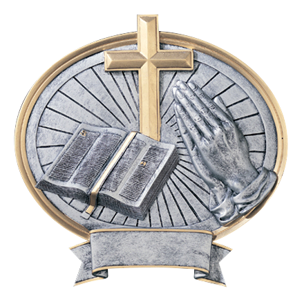 Legend Oval Christian Award 8"
