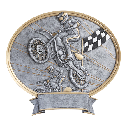 Legend Oval Motocross Award 8"