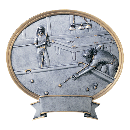 Legend Oval Pool Award Female 8"