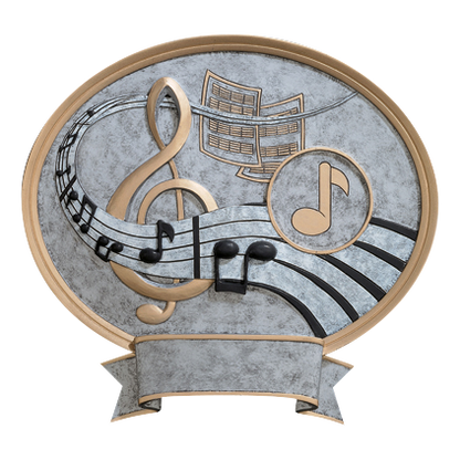 Legend Oval Music Award 8"