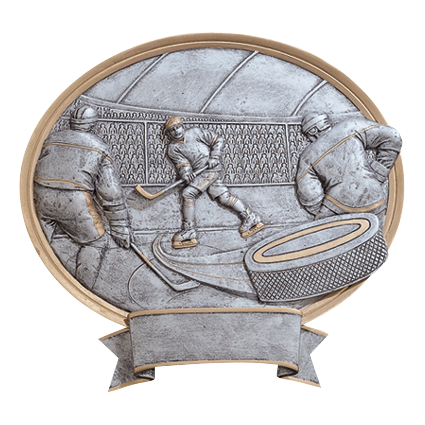 Legend Oval Ice Hockey Award 8"