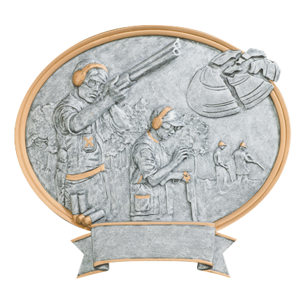 Legend Oval Trap Shooter Award 8"