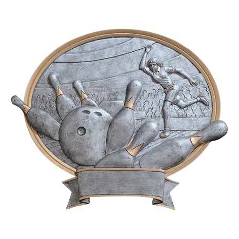 Legend Oval Bowling Award Female 8"