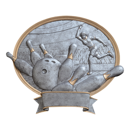 Legend Oval Bowling Award Female 8"