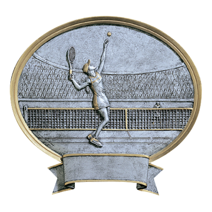 Legend Oval Tennis Award Female 8"