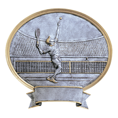 Legend Oval Tennis Award Male 8"