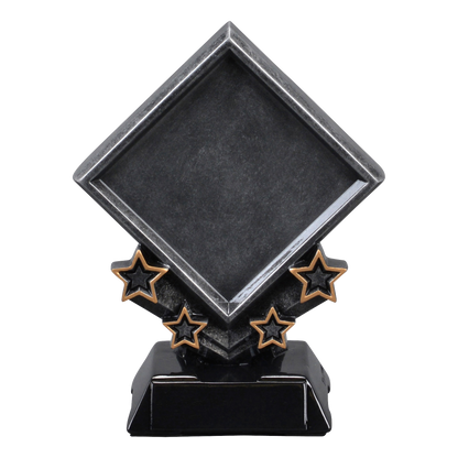 Diamond Design Logo Trophy 7"