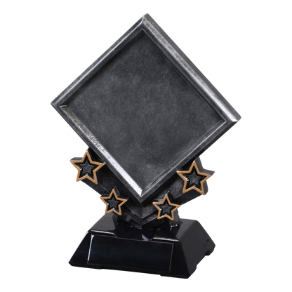 Diamond Design Logo Trophy 9"