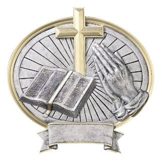 Legend Oval Christian Award 6"