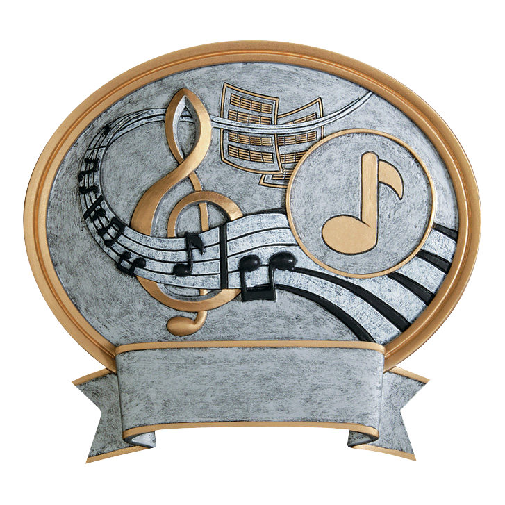 Legend Oval Music Award 6"
