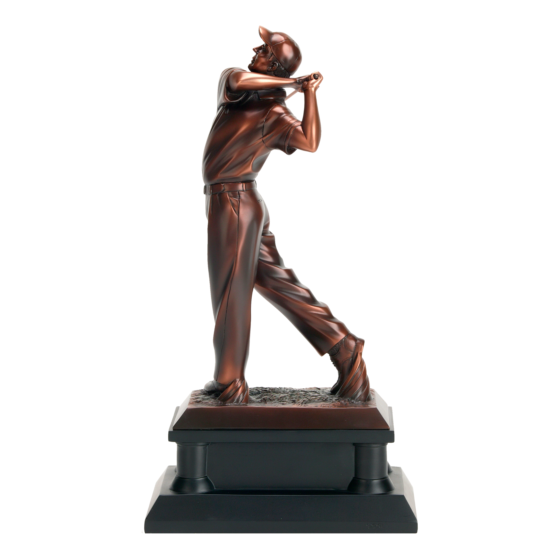Signature Bronze Resin Golfer Male 12"