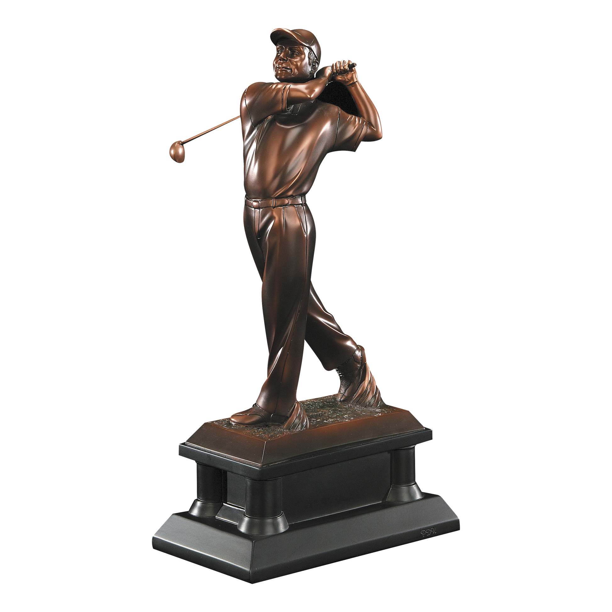 Signature Bronze Resin Golfer Male 14"