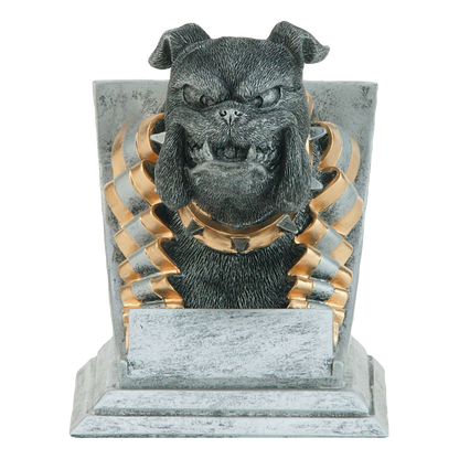 Bulldog Mascot 4"