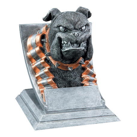 Bulldog Mascot 4"