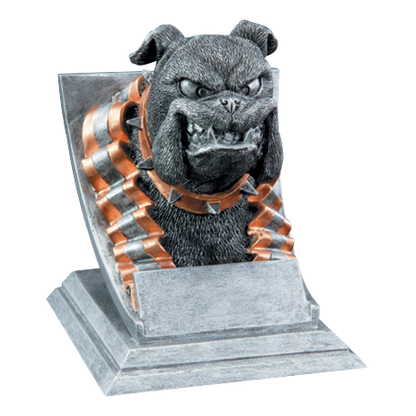 Bulldog Mascot 4"