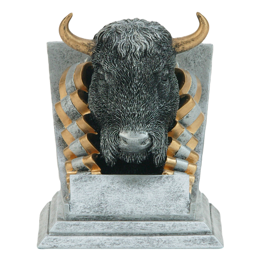 Buffalo Mascot 4"