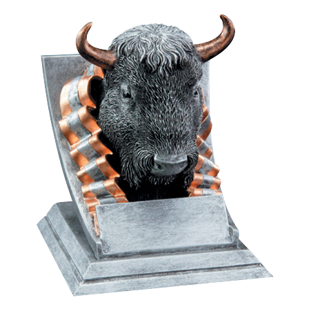Buffalo Mascot 4"