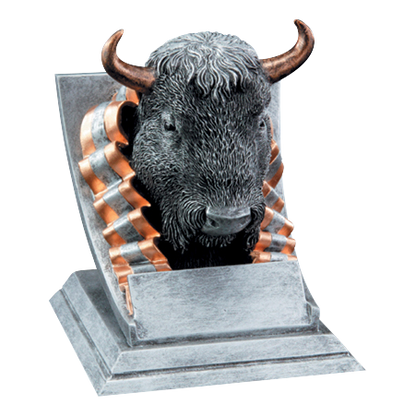 Buffalo Mascot 4"