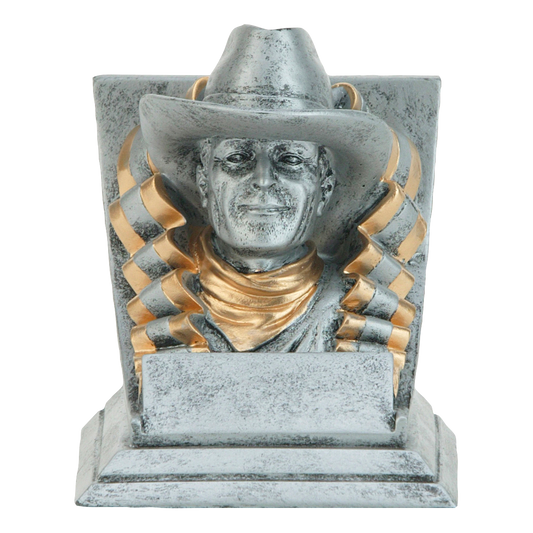 Cowboy Mascot 4"