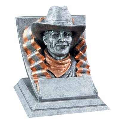 Cowboy Mascot 4"