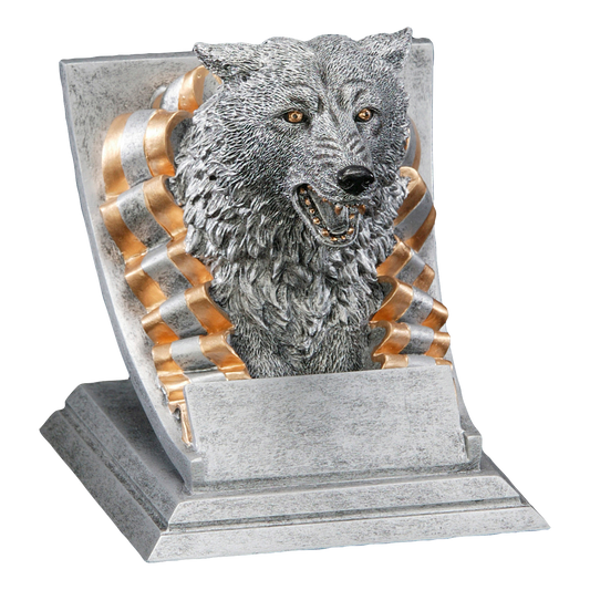 Wolf Mascot 4"