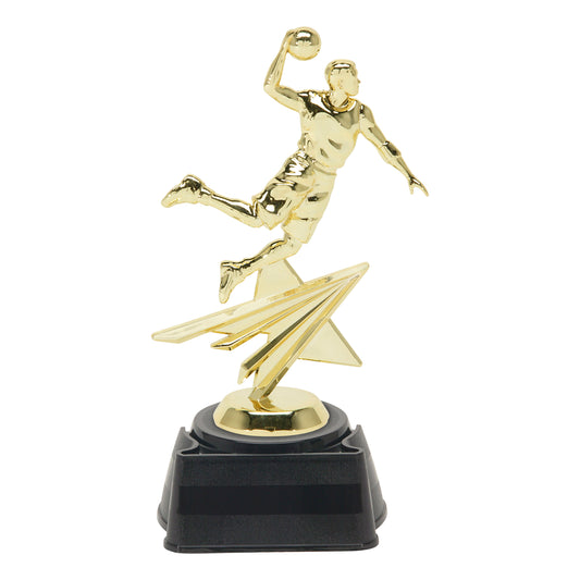 Star Basketball Male Trophy 8.25"