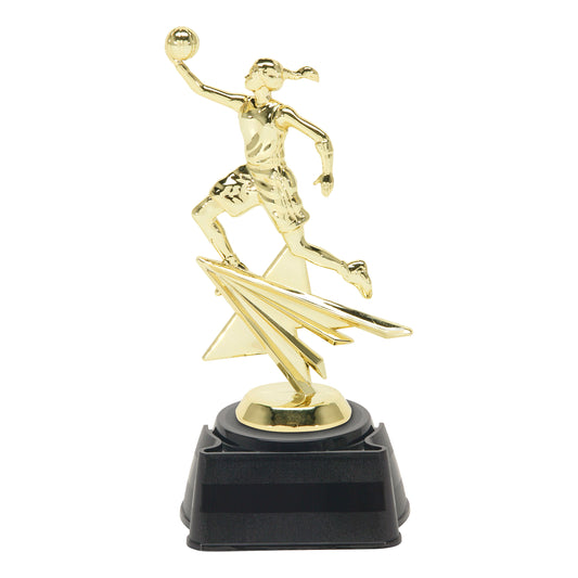 Star Basketball Female Trophy 8.25"