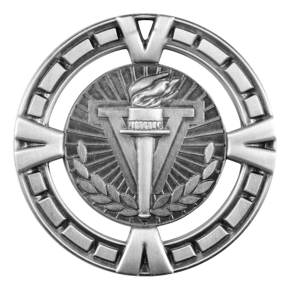 Celebration Victory Medal 2.5" / Silver