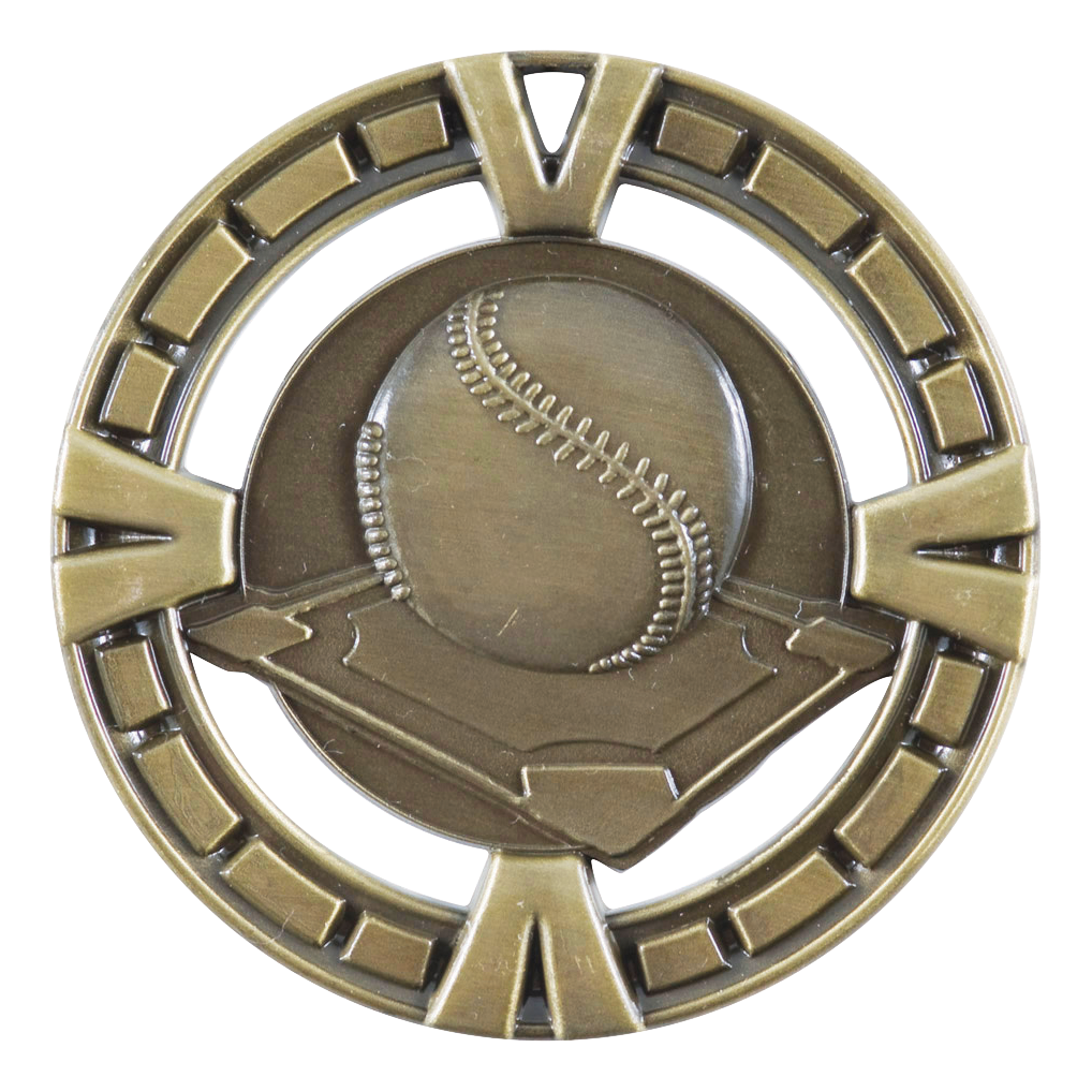Celebration Baseball Medal 2.5" / Gold