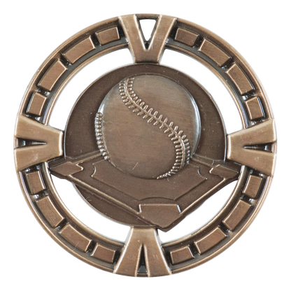Celebration Baseball Medal 2.5" / Bronze (Copper Tone)