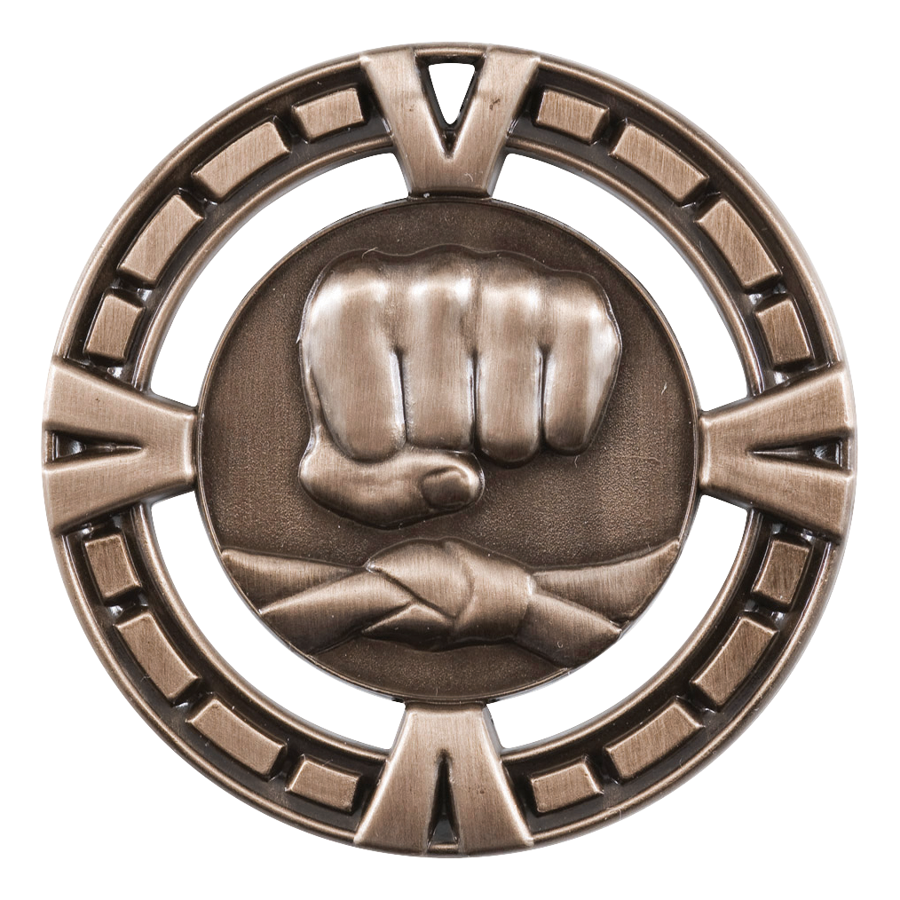 Celebration Martial Arts Medal 2.5" / Bronze (Copper Tone)