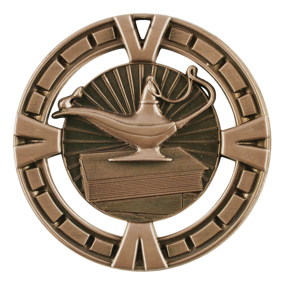 Celebration Academic Medal 2.5" / Bronze (Copper Tone)